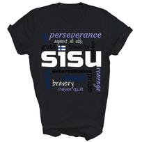 The Meaning Of Finnish Sisu Definition Unisex Shirt Gift 4XL blue