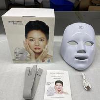 Seven-Color Photon Light Therapy Beauty Mask: Rejuvenating, Brightening & Soothing Rechargeable Device gray