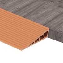 Carpet To Tile Rise Threshold Ramps 60cm Soft Wheelchairs Ramps Cuttable Waterproof Floor Transition Strip Wood/Tile Floor brown