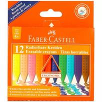 Faber-Castell 12 vnt. trinamų plonų vaško kreidelių rinkinys