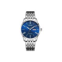 CITIZEN Mechaninių laikrodžių kolekcija Citizen Vandeniui atsparus Mechaninis judėjimas Nerūdijančio plieno apyrankė NH8350-59L Blue Dial blue