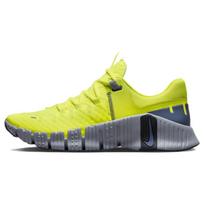 Nike Free Metcon 5 Men's Training Shoes Volt Wolf Grey Black Diffused Blue DV3949-700 EU 40.5 yellow