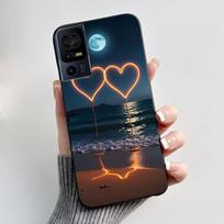 For TCL 40 SE XL 40R 5G 40SE 40XL 40T Case Luxury Cute Love Rabbit Funny Shockproof Black Soft Silicone Phone Cases Back Cover TCL 40 SE white