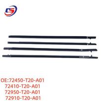 Honda Civic Waterproof Door & Window Sealing Trim 72450-T20-A01 72450-T20-A01, 72410-T20-A01, 72950/72910-T20-A01