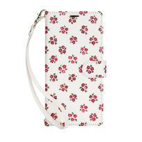 WEFOR Compatible with Google Pixel 10 Pro XL 9 8 Pro 9A 8A Wallet Case Cell Flip Cover Flower Card Holder Slot Stand Kickstand For Pixel 8 Pro raudona