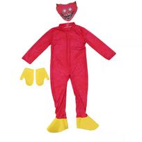 Marvelous Kids Huggy Wuggy Poppy Playtime Cosplay Costume Bodysuit Jumpsuit Mask Gloves S