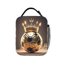 2026 Futbolo rašto pietų krepšys Atsitiktinė pietų dėžutė Nešiojama lauko iškylai Šiluminės pietų krepšiai Unisex Oxford spaudinio šaltkrepšis One Size black