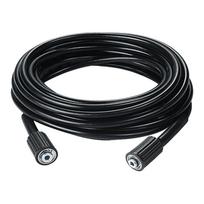 Aukšto slėgio plovimo žarna M22 14mm 5800PSI Sprogimui atspari buičiai, sodui, automobilių plovimui Galios dalys Priedai 8 metrai Length: Approx. 8meter / 26.2ft black