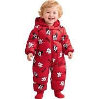Disney Kids' Winter Padded Hooded Romper 73/48
