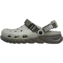 Crocs Duet Max II EVA Comfortable Versatile Clogs Unisex clogs Gray-Olive 214215-3N4 42-43