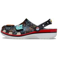 Crocs x Pokemon Classic Clog Black Multi-Color Print Comfort Slip On Clogs Men's 211343-90H 37-38