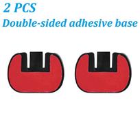 2 Vnt EJEAS V6 Pro V4 PLUS(3,5 mm lizdas) Tvirtinimo segtukas dvipusis juostos pagrindas motociklo šalmo ausinės Bluetooth domofonas black