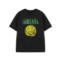 Toddler Inverse Grunge Smile Tee-Nirvana Smiley Face T-Shirt Gildan 3XL yellow