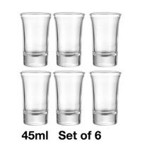 Heavy Base Shot Glass Set, Whiskey Shot Glasses, Mini Glass Cups For liqueur, Double Side Cordial Glasses,Tequila Cups Sm 25-70ml
