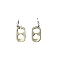 Quirky Zippers Head Ear Studs Edgy Punk Styles Jewelry Accessories For Women Girls Versatile Accessory white