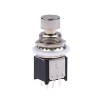 6Pin DPDT Latching/Momentary ON/ON Foot Switch - Guitar Effects Pedal Stomp Box Emergency Stop Push Button gray