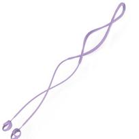 Ausinių kaklo virvelė, nesipainiojanti nuo kritimo, silikono be jutimo, nešiojamasis ausinių kaklo dirželis, skirtas Samsung Galaxy Buds 2 Pro A violetinė