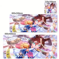 XXL Mousepad Umamusume Pretty Derby Mouse Mat Gaming Keyboard Pads Stitch Lock Edge Mouse Pad Laptop Rubber Nonslip Desk Mat 800x300x2mm