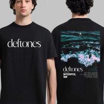 Deftones Koncertinis Turas 2026 Australija NZ Dvipusiai Marškinėliai Roko Grupės Marškinėliai S-5XL Unisex Marškinėliai XXXL gray