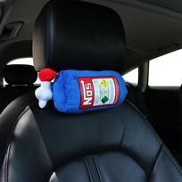 NOS Bottle Auto Neck Rest Oxide Bottle Waist Cushion Car Seat Supports Car Neck Pillow Cat Headrest 25cm headrest