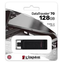 Kingston DataTraveler DT70 128GB USB 3.2 Gen 1 Type-C USB Flash Drive gray