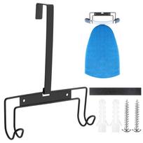 Ironing Board Holder Wall Mount/Over The Door Ironing Board Hanger, Sturdy Metal Iron Boards Organizer For T/Y Leg Ironing Board 1 juoda