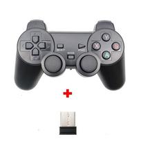 2.4G belaidis žaidimų pulto valdiklis, skirtas asmeniniam kompiuteriui / PS3 / televizoriaus dėžutei / „Android“ telefono vairasvirtė, skirta „Super Console X Pro“ vaizdo žaidimų konsolei 1 juoda