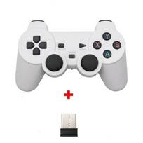 2.4G belaidis žaidimų pulto valdiklis, skirtas asmeniniam kompiuteriui / PS3 / televizoriaus dėžutei / „Android“ telefono vairasvirtė, skirta „Super Console X Pro“ vaizdo žaidimų konsolei 3 balta