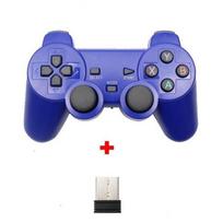 2.4G belaidis žaidimų pulto valdiklis, skirtas asmeniniam kompiuteriui / PS3 / televizoriaus dėžutei / „Android“ telefono vairasvirtė, skirta „Super Console X Pro“ vaizdo žaidimų konsolei 5 mėlyna