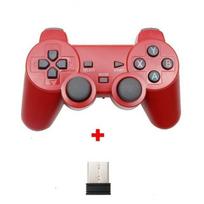2.4G belaidis žaidimų pulto valdiklis, skirtas asmeniniam kompiuteriui / PS3 / televizoriaus dėžutei / „Android“ telefono vairasvirtė, skirta „Super Console X Pro“ vaizdo žaidimų konsolei 4 raudona