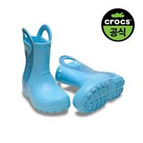 Crocs Headquarters Kids Handle It Rain Boot glItter Mist Tg TINTED GLASS(Z4WD)/C11