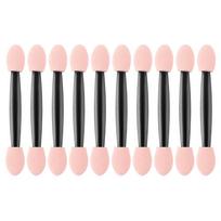 10 vienetų nešiojamas akių šešėlių pudros šepetėlis Sponge akių šešėlių aplikatorius (75 mm) CLE black