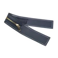 1Pcs DIY Zipper for Woven Bag Hardware PU Leather Zipper Sewing Accessories 55cm Metal Zipper for Clothes Supplies juoda