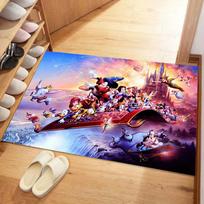 1pc Mickey-Mouse-and-Minnie-(35)_01 Carpet Area Rug, Bedroom, and Playroom Durable, Stain-Resistant, and Easy To Clean, Living Room 60cm by 90cm