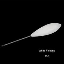 Hot Tackle Sinker Floating Fly Fishing Shot Assistant Long Cast Assistor Artificial Flies Lures White Floating - 15g