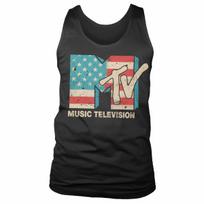 Licenza Ufficiale MTV Affliggere Usa-Flag Maglia Canotta S-XXL Taglie L black