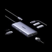 UGREEN USB-C Dual HDMI Thunderbolt 4 Multiport Dock CN plug (adapter included) gray