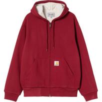 Carhartt WIP FW25 Active Sweat Jacket Classic Kangaroo Pocket Label Logo Hoodie Unisex hoodies I035602-H8-06 L