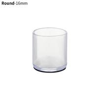 Puodeliai Apvalus dugnas Grindų apsaugos Neslystančios dangteliai Baldų kojelės Kėdės kojų dangteliai Silikoniniai padėkliukai 16mm-Round
