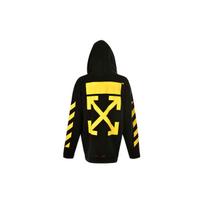 OFF WHITE FW19 Vyriškas juodas džemperis OMBB00930371099 M juoda