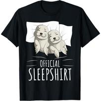 Seal Sea Lion Official Sleepshirt T-Shirt S juoda