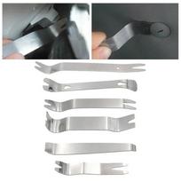 For Automotive Repair Black Trim Removal Tool Complete Vehicle Tool Kit Six Different Sizes Compact Portable Design gray