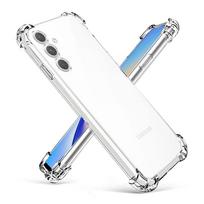 Shockproof Clear Silicone Case for Samsung Galaxy A16 A26 A36 A56 A05S A14 A24 A34 A15 A25 A35 A55 A07 A17 4G 5G Soft TPU Cover Galaxy A16 gryna