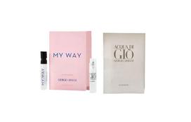 Giorgio Armani 2-Piece Fragrance Sample Set: My Way Eau De Parfum + Acqua Di Giò Eau De Toilette Limitless Self 1.2ml+Affection Men's 1.2ml