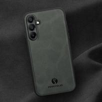 Anti-Fingerprint Thin Case for Samsung Galaxy A57 5G S26 Ultra A17 A56 A16 A36 A37 A15 A55 S25 FE S24 S23 Plus Leather Cover Galaxy A36 5G pilka spalva