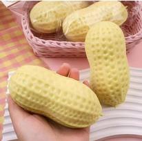 Squishy Toys Peanut Model Stress Ball Soft Squeeze Sensory Squishy Fidget Toy Anti-Stress Gift Kids Adults Birthday Favor