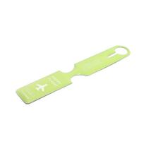 Baggage Name Tags PVC Luggage Tag Boarding Pass Boarding Pass Tag Airplane Suitcase Tag  Holiday žalia