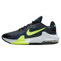 Nike Air Max Impact 4 Armory Navy Volt Unisex Bėgimo bateliai Juodi Pure-Platinum DM1124-006 38.5