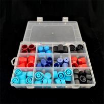 77Pcs/Box Auto Car A/C R134A R12 High Low Side Valve Core /Service Port Dust Cap