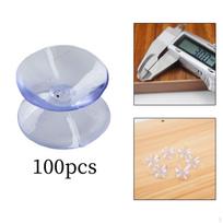 100 Pack Double Sided Suction Cup Pads for Furniture - Keep Your Surfaces Secure 20mm